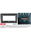 Переходная рамка CARAV Nissan Almera, Tiida, X-trail, Qashqai, Patrol, Juke, Cube 22-521