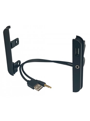 Переходная рамка Toyota с USB и AUX удлинителем Carav 11-912