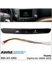 Кнопка аварійної світлової сигналізації Toyota Highlander AWM 981-07-093