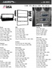 Переходная рамка Metra Suzuki, Chevrolet, Isuzu, Hammer, Pontiac, Cadillac 99-2003