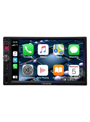 Мультимедійний центр Baxster BMS-W202 Carplay/AndroidAuto