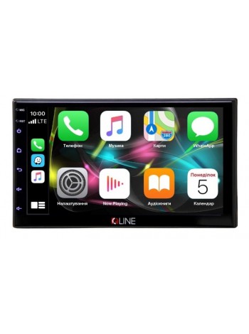 Мультимедийный центр Qline Dino-1001 Carplay/AndroidAuto