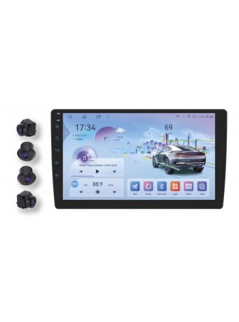 Мультимедийный центр Shuttle SDUA-9095 Black/Multicolor + 4 камеры 360