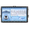 Штатная магнитола Cyclone VW ANDROID 9" DSP 4G v2