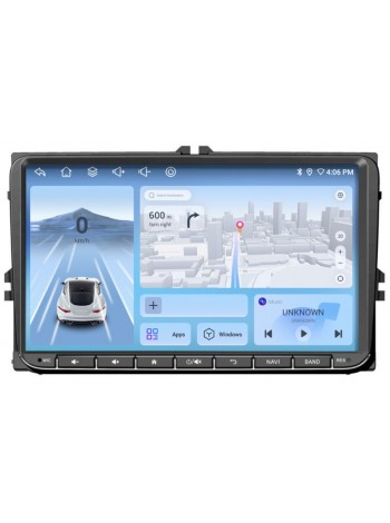 Штатна магнітола Cyclone VW ANDROID 9" DSP 4G v2