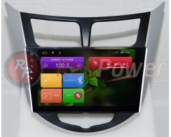 Штатна магнітола RedPower 21067BIPS Hyundai Accent RB, HB Android 4.4+ CarPad 4