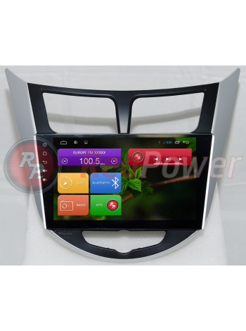 Штатна магнітола RedPower 21067BIPS Hyundai Accent RB, HB Android 4.4+ CarPad 4
