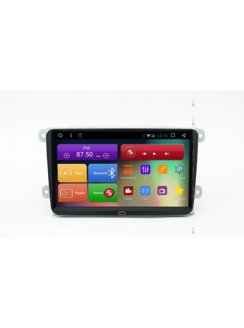 Штатна магнітола RedPower 31004 IPS 9” DSP Volkswagen, Seat, Skoda Android 7.1.1