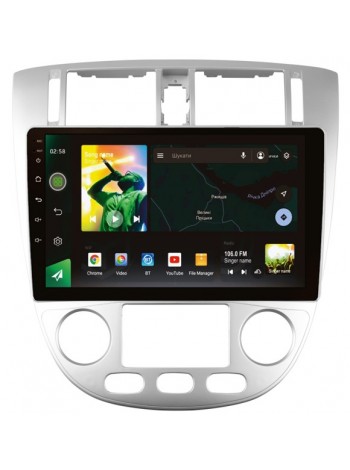 Штатна магнітола Sigma X10464 4+64 Gb Chevrolet Lacetti J200 For Buick Excelle Hrv 2004-2013 For Daewoo Gentra 2 2013-2015 (B) 10" CarPlay