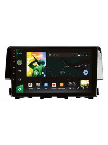 Штатна магнітола Sigma X9464 4+64 Gb Honda Civic 10 FC FK 2015-2020 9" CarPlay