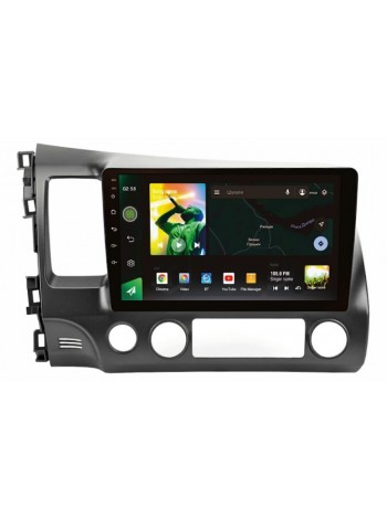 Штатна магнітола Sigma X10464 4+64 Gb Honda Civic 8 FK FN FD 2005-2012 10" Carplay