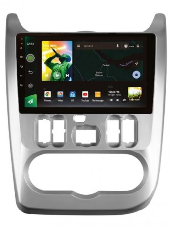 Штатна магнітола Sigma X9464 4+64 Gb Renault Logan 1 Sandero Lada Lergus largus Dacia 2010-2015 9" CarPlay