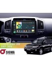 Штатна магнітола Sigma X10464 4+64 Gb Toyota Land Cruiser 11 200 2007-2015 (F1) 10" CarPlay
