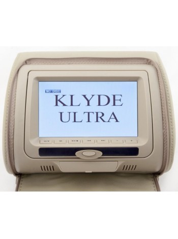 Підголівник з монітором та DVD-програвачем KLYDE Ultra 747 HD Beige (беж)