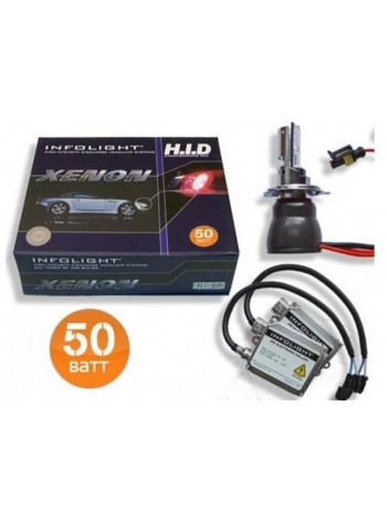 Комплект біксенону Infolight H4 H/L 4200K 50W