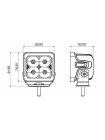 Фара світлодіодна Cyclone WL-G8 mini 20W Premium Spot