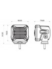 Фара світлодіодна Cyclone WL-G7 mini 20W Premium Flood