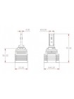 LED автолампы ALed S H11 6000K 24W SH11A03 (2шт)