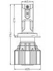 LED автолампа AMS Vision-R H7 5500K CANBUS