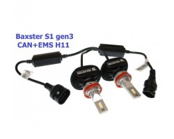 LED автолампи Baxster S1 gen3 H11 5000K CAN+EMS (2 шт)