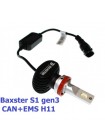 LED автолампы Baxster S1 gen3 H11 6000K CAN+EMS (2 шт)
