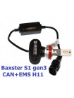 LED автолампи Baxster S1 gen3 H11 5000K CAN+EMS (2 шт)