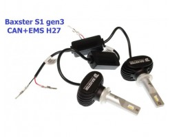 LED автолампи Baxster S1 gen3 H27 5000K CAN+EMS (2 шт)