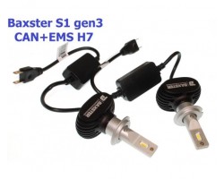 LED автолампы Baxster S1 gen3 H7 6000K CAN+EMS (2 шт)