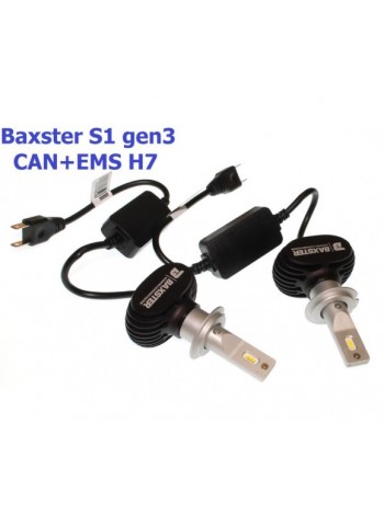 LED автолампи Baxster S1 gen3 H7 6000K CAN+EMS (2 шт)