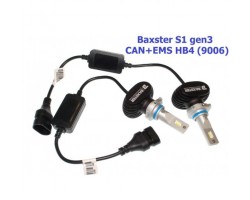 LED автолампи Baxster S1 gen3 HB4 (9006) 5000K CAN+EMS (2 шт)