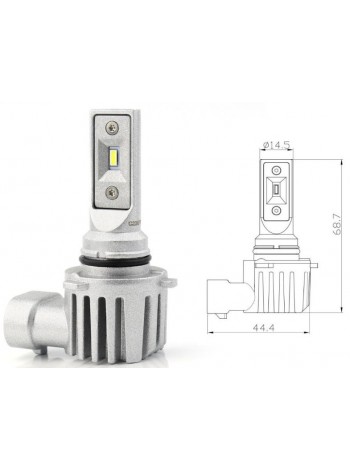 LED автолампи Baxster SE Plus HB4 9006 6000K (2шт)