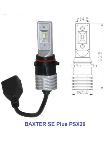LED автолампы Baxster SE Plus PSX26 6000K (2шт)