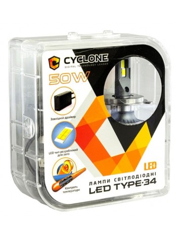 LED автолампа Cyclone LED H27 5500K TYPE 34