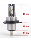 LED автолампа Cyclone LED H4 H/L 6000K TYPE 32 V2