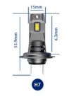 LED автолампа Cyclone LED H7/H18 6000K TYPE 42