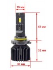 LED автолампа Cyclone LED 9005 6000K TYPE 45