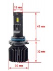 LED автолампа Cyclone LED 9006 6000K TYPE 45