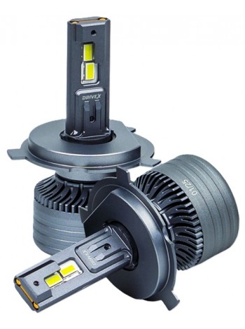 LED автолампы DriveX AL-12US H4 H/L 57W SUPER CAN 9-36V 6K