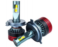 LED автолампы DriveX FE-01 H4 H/L 57W CAN 9-32V 6K