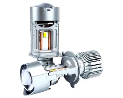 LED автолампы DriveX LE-09 H4 H/L 6000K 55W/40W 9-36V