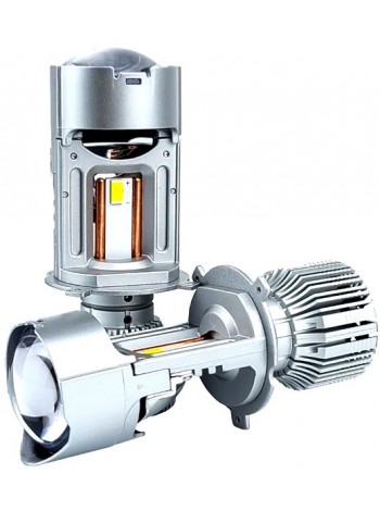 LED автолампы DriveX LE-09 H4 H/L 6000K 55W/40W 9-36V