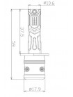 LED автолампа Nextone LED L7 H1 6000K