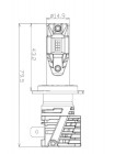 LED автолампа Nextone LED L7 H7 6000K
