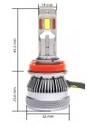 LED автолампи Prime-X SM Pro H11 5000К (2 шт)