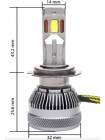 LED автолампи Prime-X SM Pro H7 5000К (2 шт)
