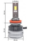 LED автолампи Prime-X MAX Pro H11 5000К