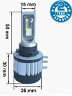 LED автолампы Prime-X Z Pro H15 5000К (2шт)