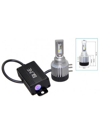 LED автолампи Qline Alpha H15W CanBus 6000K