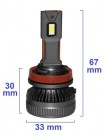 LED автолампи QLine DualVision 65W H11 6000K