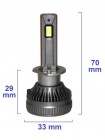 LED автолампи QLine DualVision 65W H1 6000K